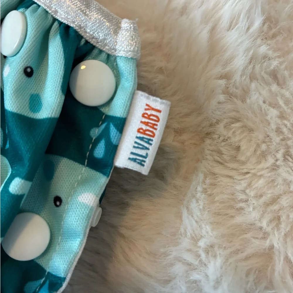 Alva Baby Navy and Teal Swim Diapers